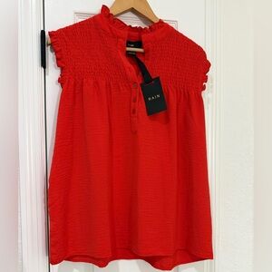 NWT Rain Smocked Blouse